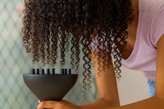 How to Diffuse Coily Hair (Without Frizz)