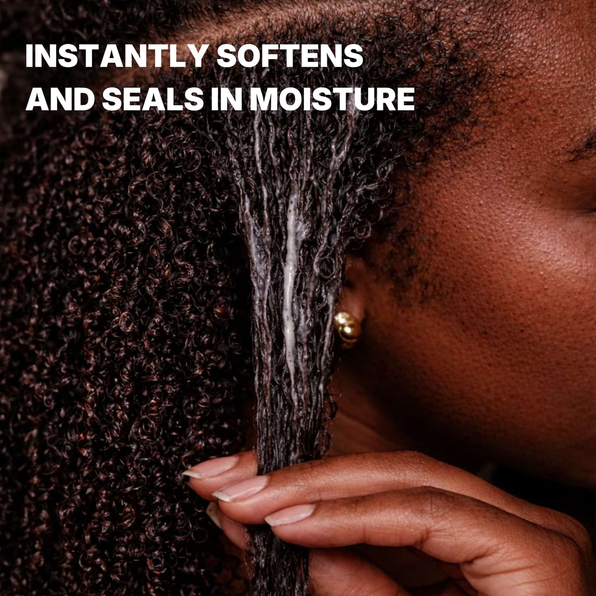 Nourishing Formula Leave in Conditioner instantly softens and seals in moisture