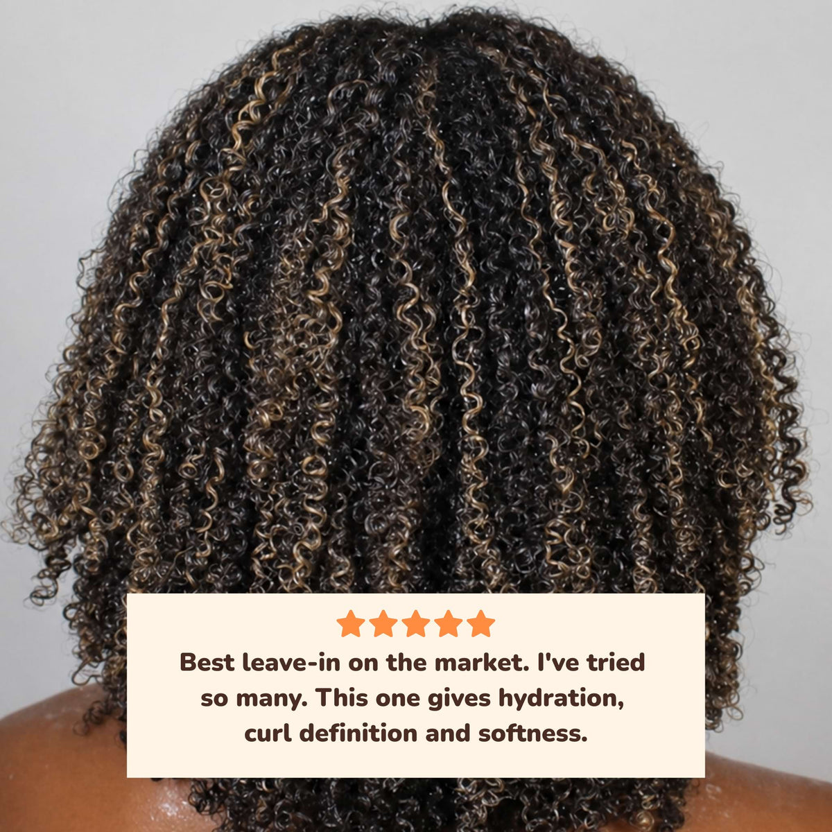 Five star review on using leave in conditioner