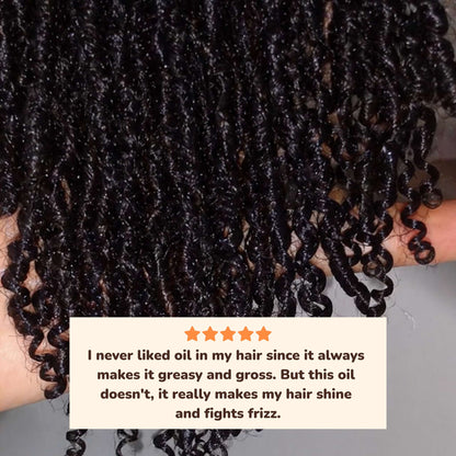Five star review for Sealing Formula Hair Oil